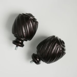 KIEI EP1017 Curtain Pole Ends Adjustable Pipe Hardware Precision