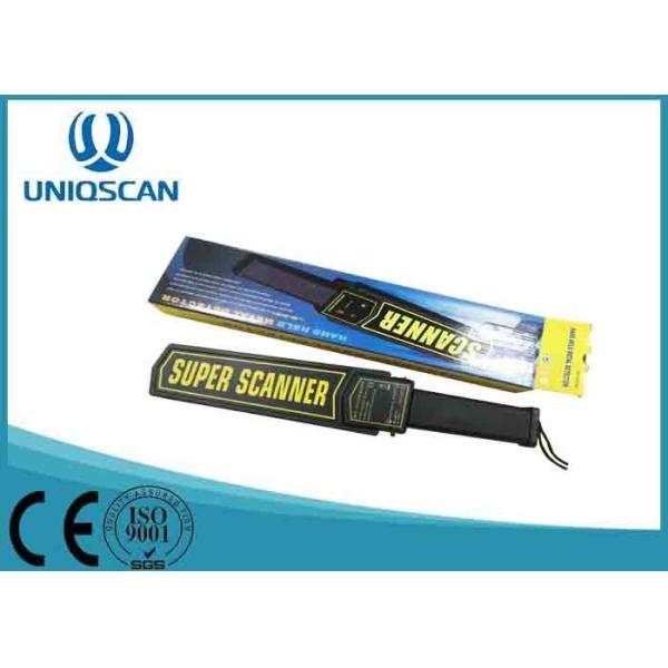 9V Battery Vibration Security Metal Detector Wand MD3003B1 For Exhibition Center