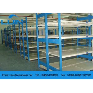Four Layers Light Duty Shelf , Adjustable Warehouse Storage Racks