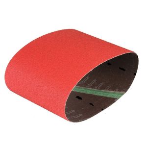 China Ceramic Alumina Y-Wt Sanding Belts Cool Grinding Metal Polyester Cloth Red Purple on sale