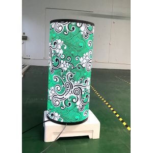 P2.5 Flexible LED Screen Indoor Video Advertising Curved Cylinder Display For
