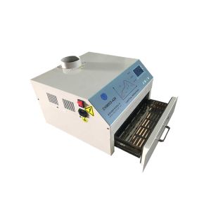 Small SMT Production Line :Desktop SMT P&P Machine CHM-T48VB+Reflow Oven CHMRO