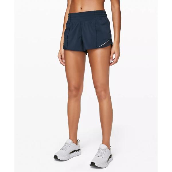 Dacron Women'S Running Shorts Anti Wrinkle With Pockets