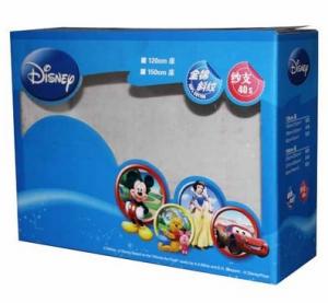 China Disney Paper Box Packaging With PVC Window , Gloss Art Paper Box on sale