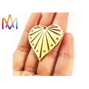 7.7g Fadeless Engravable Blank Heart Shape Pendant