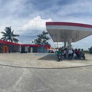 Cheap Light Steel Structure Gas Station Prefabricated Steel Modular Construction for sale