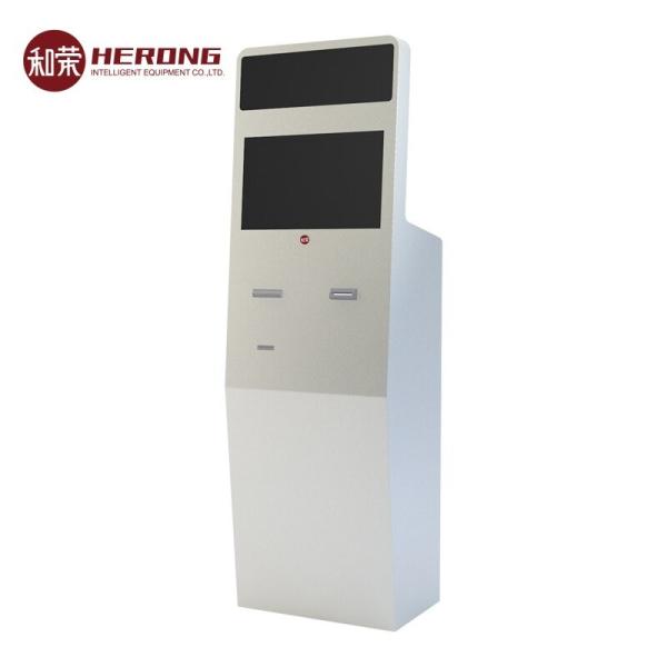 Dual Screen Self Service Top Up Kiosk With International Mainstream Financial