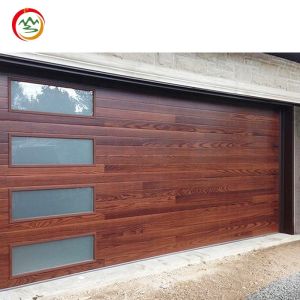 Modern Style Customizable Steel Flip Sectional Lift Overhead Garage Door Factory