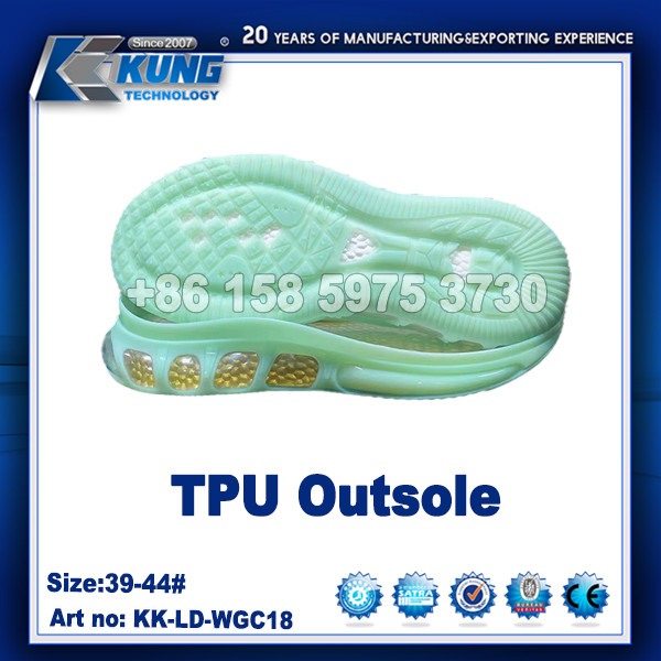 Quality Nontoxic TPU Rubberized EVA Sole , Waterproof Rubber Traction Outsole wholesale