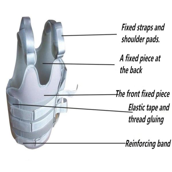 Cryogenic Thermoplastic Plate Thoracolumbar Fixator For Fixing And Supporting The Body