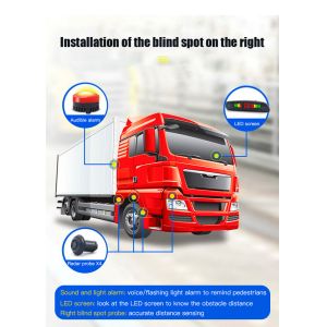 720P 8 Parking Sensors Rear Parking Assist System ODM With Voice Alarm System