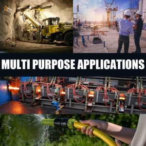 High Resistant 1'' Flexible Rubber Air Intake Hose Automotive Braided EPDM NBR