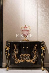 China Reproduction Furniture Console Table Antique French Style Furniture Reproduction Solid Woo on sale