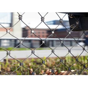 100 X 100mm 7 X 7 Wire Rope Mesh With Ferrule
