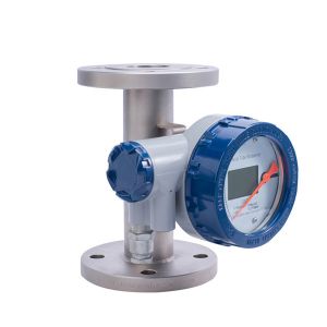 Vertically Installed Metal Tube Rotor Flow Meter Liquefied Gas Flow Meter LCD