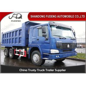 371HP Howo Dump Trailer Truck , LHD/RHD Drive Type 20cbm 40 Ton End Dump Truck