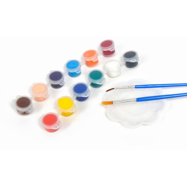 Assorted colors Plastic Easter eggs Gachapon Eggs surprise eggs Gacha Ball With 4 Colours Water Color Pen for kids DIY