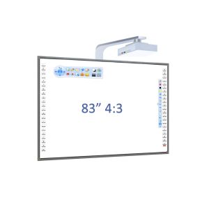 20 Touch Points Iboard Interactive Whiteboard with Aluminium Frame Material and