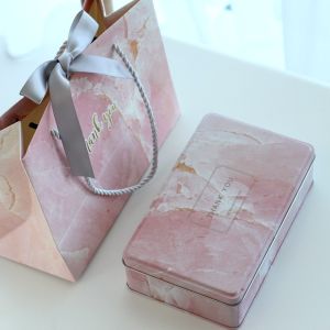 Ultraportable Wedding Printed Tin Boxes Multipurpose Rustproof