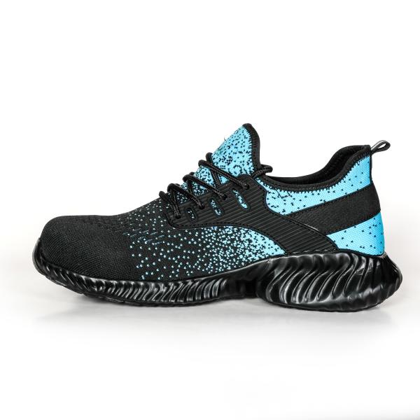 Factory Fly Knit Breathable Origin Heat Resistant Cement Safety Shoes For Industrial Workers Work Shoes