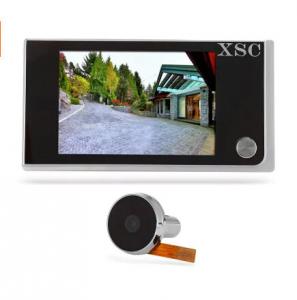 Cheap 2.0MP Digital Door Viewer Camera 120 Degree Viewing Angle 3.5 inch LCD Screen for Safety Protection for sale