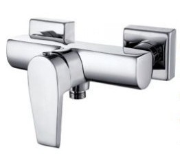 China Household Wall Mounted Brass Bathroom Sink Faucets with Two hole on sale
