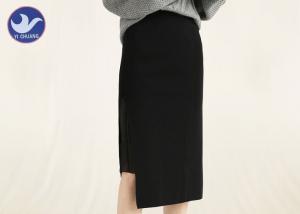 China High Fashion Fake Double Layer Girls Knitted Skirt Spring Autumn Daily Style on sale