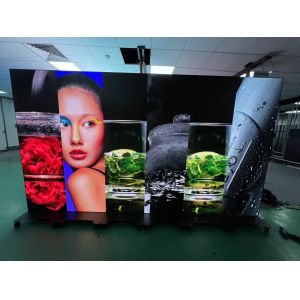 P1.86 COB LED Poster Display Indoor Full Color LED Display 3000CD/m2