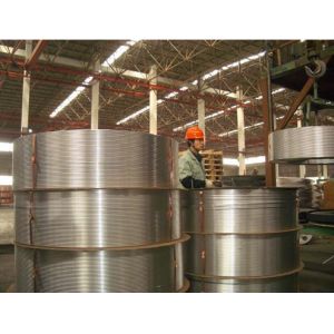 Extruded Pancake Aluminum Coil Pipe Refrigeration Heat Exchanger Support