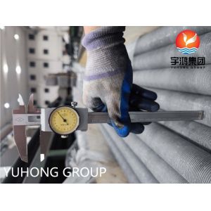 ASTM B163 Incoloy 825+ AL Finned Tube Extruded Type For Boiler And Heat