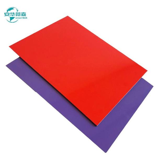Quality Glossy Finish PVDF / PE 1 4 Aluminum Composite Panel For Decoration And Facade wholesale