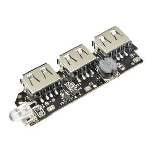 3 USB Power Bank Battery Charger Module Circuit Board Step Up Boost DIY 5V 2.1A