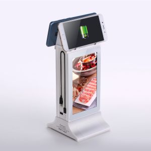 Black 10 inch Advanced L-Shaped Desktop HD LCD Screen Advertising Player with