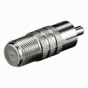 Cheap f female to rca male connector, multiple rca to f type connector for sale