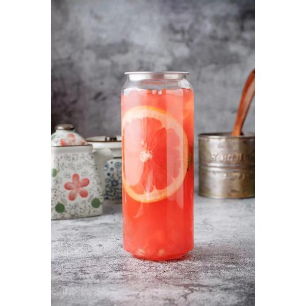 Food Grade 202# 500ml PET Plastic Smoothie Bottles