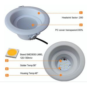 12w SMD LED SMD downlight 3030SMD private design led 90mm cut out 3inch led down
