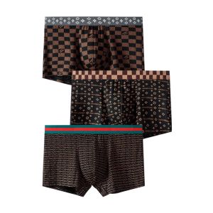 China Soft Comfortable Print Pattern Men Modal Underwear Mens Boxer Briefs on sale
