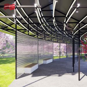 Customization Size Modern Style Pergola in Emberwind Theme for Garden Decoration