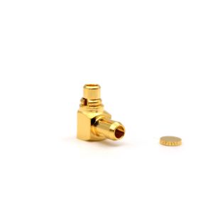 RF Connector MMCX Male R/A for RG178 cable