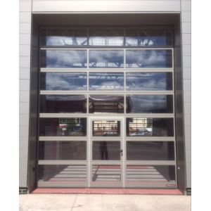 China Automatic Overhead Aluminum Sectional Door With Powder Coating And Insulation on sale
