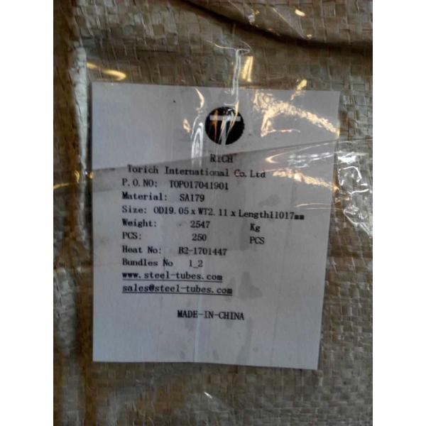 Ms Astm A179 Seamless Boiler Tube For High Pressure