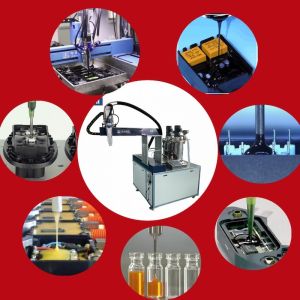 Automated Glue Dispenser Epoxy And Hardener For Potting Epoxy For Electronics
