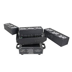 Individual Control 9x10W RGBW 4in1 Cree LED Moving Head Deformation Matrix Beam