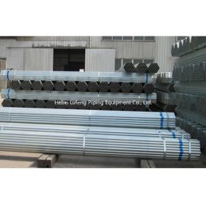 China Erw mild steel galvanized tube/pipe for greenhouse on sale