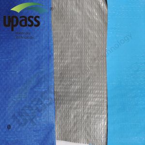 PP Coating Composited Aluminum Foil Woven Cloth Insulation Material Roll Custom