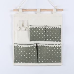 Puting hanging storage bag pockets organizer door wall chest holder customized