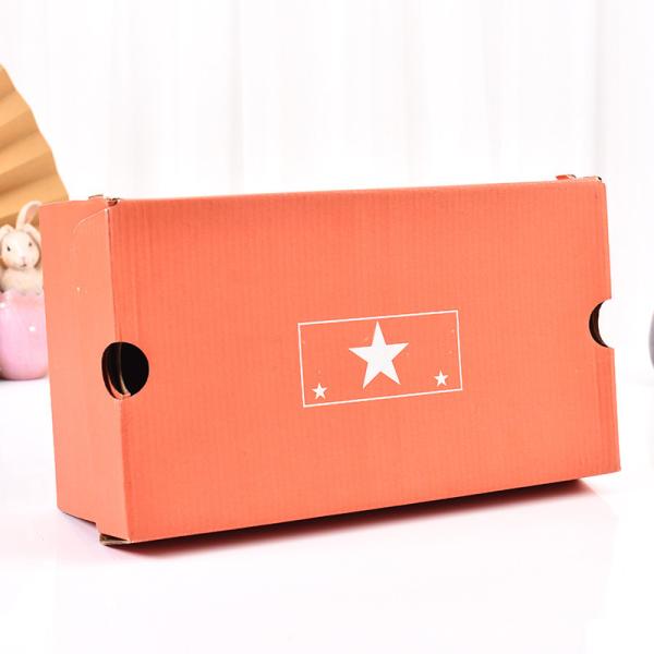 Recyclable Cardboard Shoe Packaging Box , CMYK 6x6x6 Shipping Boxes
