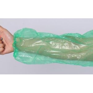 S&J Transparent Pe Cpe Plastic oversleeve disposable plastic arm sleeve cover