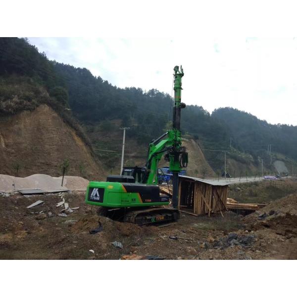 Pile Boring Equipment / Rotary System Drilling Rig 24 M Depth 1200 Mm Diameter