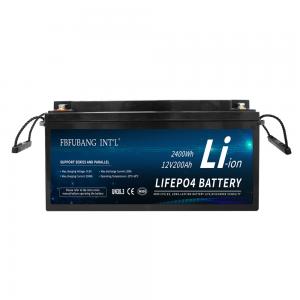 China Lifepo4 12 Volt Battery Pack , 200ah Rv Lithium Batteries Deep Cycle on sale
